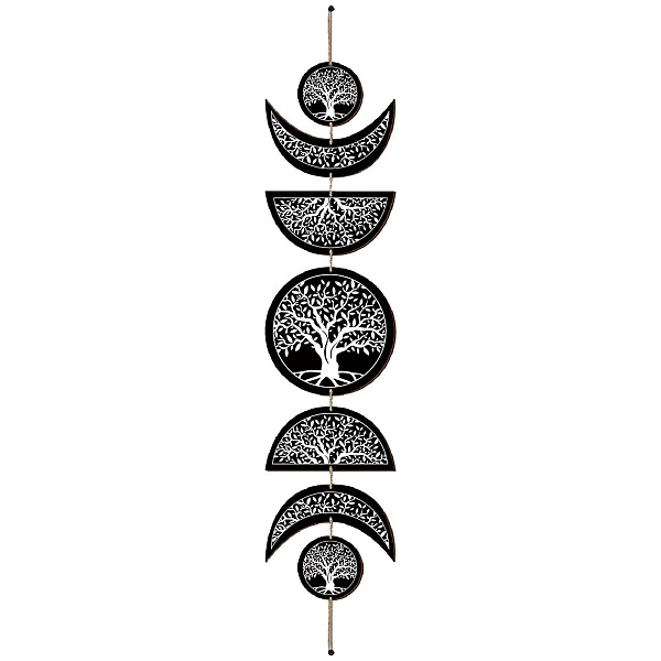 PandaHall Moon Phase Wood Hanging Wall Decorations, with Cotton Thread Tassels, for Home Wall Decorations, Tree of Life, 790mm Wood Tree of..., Black
PandaHall Moon Phase Wood Hanging Wall Decorations, with Cotton Thread Tassels, for Home Wall Decorations, Tree of Life, 790mm Wood Tree of..., Black