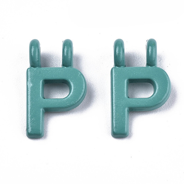 PandaHall Spray Painted Alloy 2-Loop Link Pendants, Cadmium Free & Lead Free, Letter, Letter.P, 13.5x8x1.5mm, Hole: 2mm Alloy Word
PandaHall Spray Painted Alloy 2-Loop Link Pendants, Cadmium Free & Lead Free, Letter, Letter.P, 13.5x8x1.5mm, Hole: 2mm Alloy Word