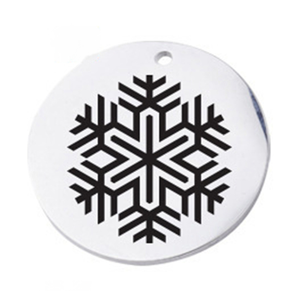 PandaHall Christmas 304 Stainless Steel Pendants, Flat Round with Snowflake, Stainless Steel Color, 20mm Stainless Steel Flat Round
PandaHall Christmas 304 Stainless Steel Pendants, Flat Round with Snowflake, Stainless Steel Color, 20mm Stainless Steel Flat Round