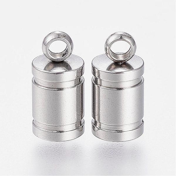 PandaHall 304 Stainless Steel Cord Ends, End Caps, Column, Stainless Steel Color, 10x5mm, Hole: 1mm 304 Stainless Steel
PandaHall 304 Stainless Steel Cord Ends, End Caps, Column, Stainless Steel Color, 10x5mm, Hole: 1mm 304 Stainless Steel