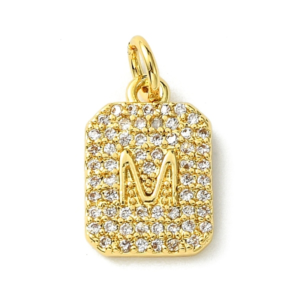 PandaHall Rack Plating Brass Micro Pave Clear Cubic Zirconia Charms, Long-Lasting Plated, Lead Free & Cadmium Free, Rectangle with Letter...
PandaHall Rack Plating Brass Micro Pave Clear Cubic Zirconia Charms, Long-Lasting Plated, Lead Free & Cadmium Free, Rectangle with Letter...