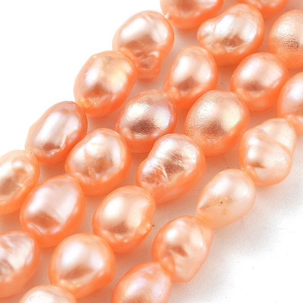 PandaHall Natural Cultured Freshwater Pearl Beads Strands, Two Sides Polished, Grade 3A+, Coral, 6~7mm, Hole: 0.6mm, about 23pcs/strand..., Red
PandaHall Natural Cultured Freshwater Pearl Beads Strands, Two Sides Polished, Grade 3A+, Coral, 6~7mm, Hole: 0.6mm, about 23pcs/strand..., Red