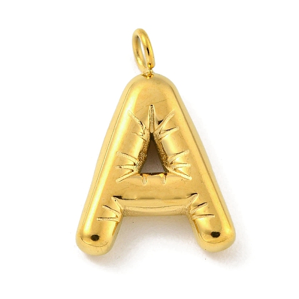 PandaHall Ion Plating(IP) 304 Stainless Steel Pendants, Letter Charm, Golden, Letter A, 16.5x11x3mm, Hole: 2mm 304 Stainless Steel Letter A
PandaHall Ion Plating(IP) 304 Stainless Steel Pendants, Letter Charm, Golden, Letter A, 16.5x11x3mm, Hole: 2mm 304 Stainless Steel Letter A