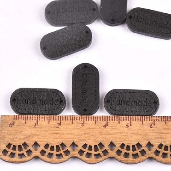 PandaHall Schima Superba Wood Links, Oval with Word Handmade, Black, 11x24mm, Hole: 1.5mm Wood Oval Black
PandaHall Schima Superba Wood Links, Oval with Word Handmade, Black, 11x24mm, Hole: 1.5mm Wood Oval Black