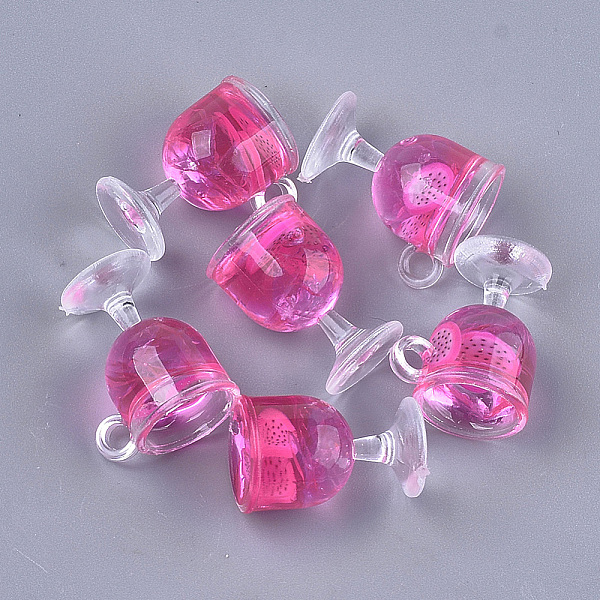 PandaHall Resin Cup Pendants, with Polymer Clay, Wine Glass, Camellia, 18~18.5x15x12mm, Hole: 2.5mm Resin Tableware Pink
PandaHall Resin Cup Pendants, with Polymer Clay, Wine Glass, Camellia, 18~18.5x15x12mm, Hole: 2.5mm Resin Tableware Pink