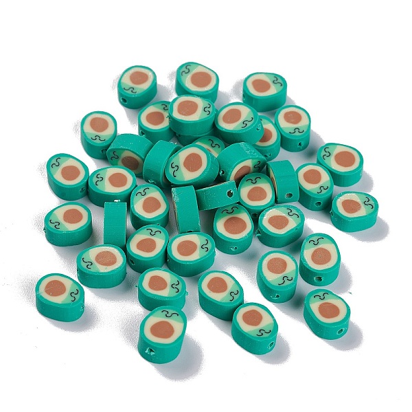 PandaHall Handmade Polymer Clay Beads, Avocado, Turquoise, 10~10.5x8x4.5~5mm, Hole: 1.4mm Polymer Clay Avocado Green
PandaHall Handmade Polymer Clay Beads, Avocado, Turquoise, 10~10.5x8x4.5~5mm, Hole: 1.4mm Polymer Clay Avocado Green
