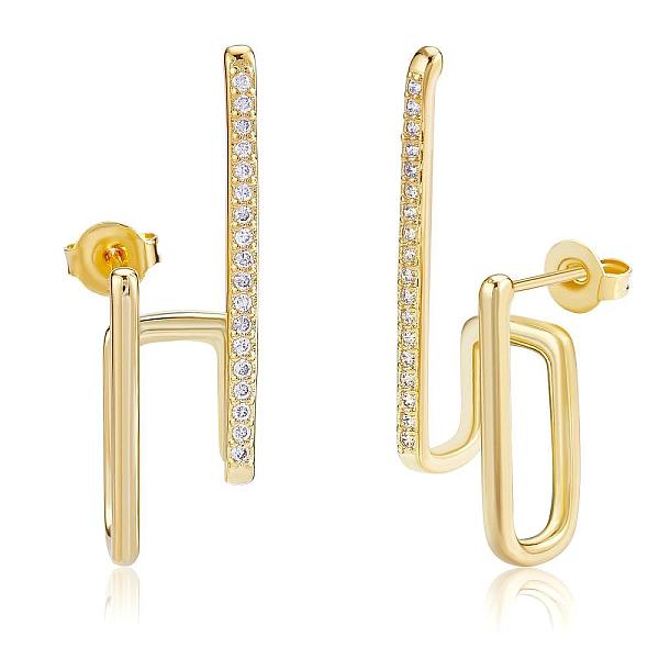 PandaHall Gold Hoop Earrings Studs 18K Gold Plated Open C Shape Hoop Earrings Studs Simple Hypoallergenic Dainty CZ Studs Jewelry Gift for..., Clear
PandaHall Gold Hoop Earrings Studs 18K Gold Plated Open C Shape Hoop Earrings Studs Simple Hypoallergenic Dainty CZ Studs Jewelry Gift for..., Clear