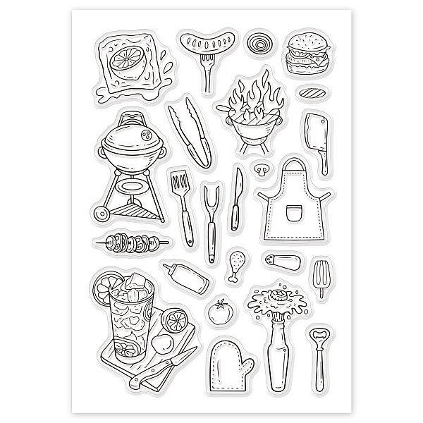 PandaHall PVC Plastic Stamps, for DIY Scrapbooking, Photo Album Decorative, Cards Making, Stamp Sheets, Food Pattern, 16x11x0.3cm Plastic...
PandaHall PVC Plastic Stamps, for DIY Scrapbooking, Photo Album Decorative, Cards Making, Stamp Sheets, Food Pattern, 16x11x0.3cm Plastic...