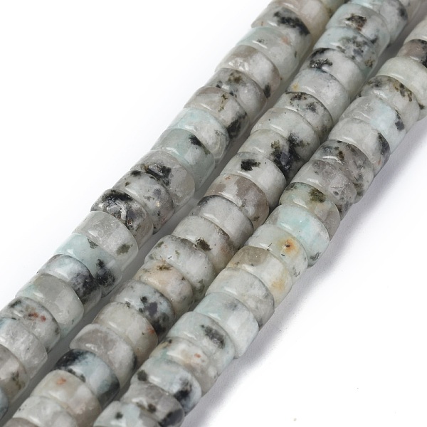 PandaHall Natural Sesame Jasper/Kiwi Jasper Beads Strands, Heishi Beads, Flat Round/Disc, 6x3mm, Hole: 1mm, about 119~131pcs/strand...
PandaHall Natural Sesame Jasper/Kiwi Jasper Beads Strands, Heishi Beads, Flat Round/Disc, 6x3mm, Hole: 1mm, about 119~131pcs/strand...