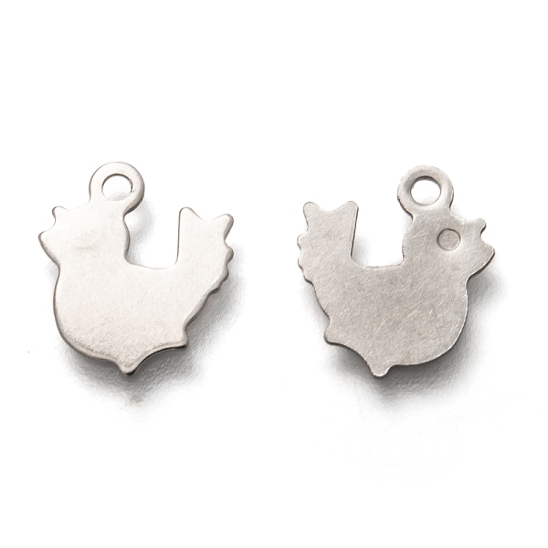 PandaHall 201 Stainless Steel Charms, Laser Cut, Chicken, Stainless Steel Color, 12x11x0.5mm, Hole: 1.4mm 201 Stainless Steel Other Animal
PandaHall 201 Stainless Steel Charms, Laser Cut, Chicken, Stainless Steel Color, 12x11x0.5mm, Hole: 1.4mm 201 Stainless Steel Other Animal