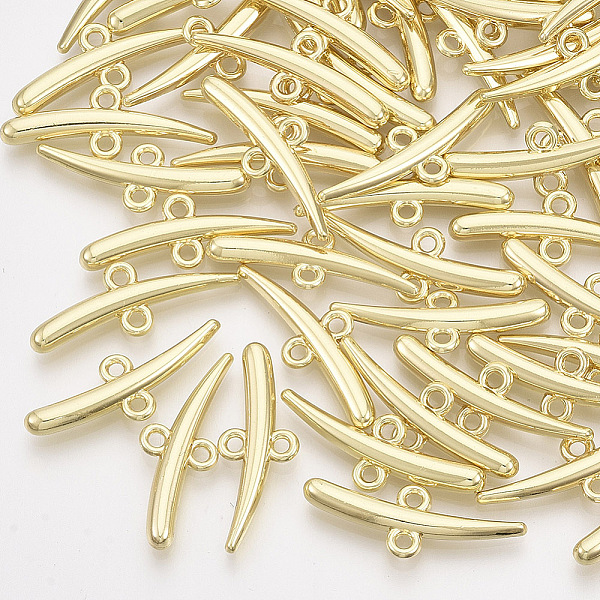 PandaHall Alloy 2-Loop Link Pendants, Tusk Shape, Light Gold, 27x10x3.5mm, Hole: 1.6mm Alloy Others
PandaHall Alloy 2-Loop Link Pendants, Tusk Shape, Light Gold, 27x10x3.5mm, Hole: 1.6mm Alloy Others