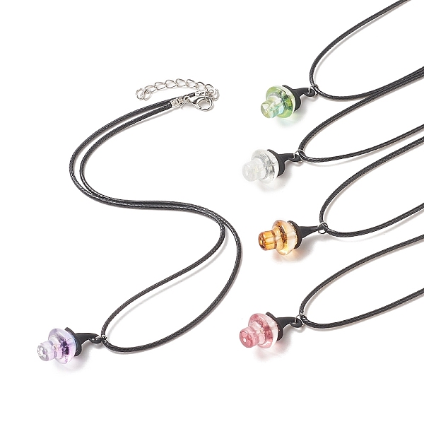 PandaHall Alloy Witch Hat with Glass Mushroom Pendant Necklace for Women, Mixed Color, 17.72 inch(45cm) Alloy Mushroom Multicolor
PandaHall Alloy Witch Hat with Glass Mushroom Pendant Necklace for Women, Mixed Color, 17.72 inch(45cm) Alloy Mushroom Multicolor