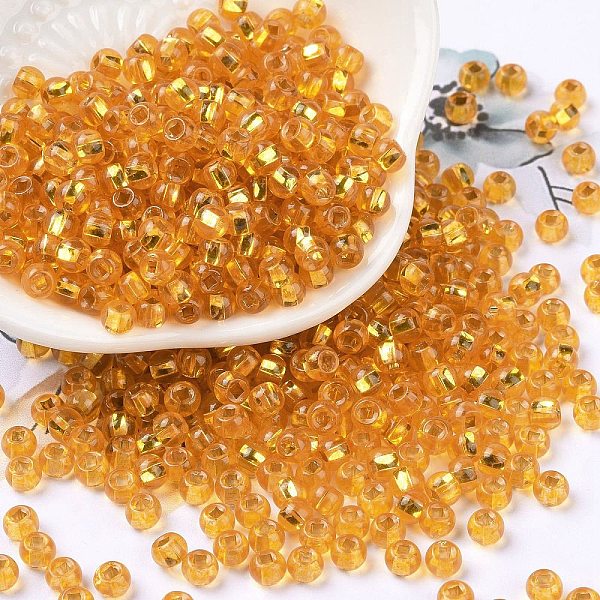 PandaHall 6/0 Glass Seed Beads, Silver Lined Round Hole, Round, Orange, 4x3mm, Hole: 1.2mm, about 6925pcs/pound Glass Orange
PandaHall 6/0 Glass Seed Beads, Silver Lined Round Hole, Round, Orange, 4x3mm, Hole: 1.2mm, about 6925pcs/pound Glass Orange
