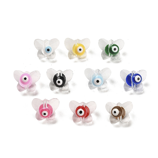PandaHall Transparent Glass Enamel Beads, Butterfly with Evil Eye, Mixed Color, 8x10x6.5~7mm, Hole: 1mm Glass Butterfly Multicolor
PandaHall Transparent Glass Enamel Beads, Butterfly with Evil Eye, Mixed Color, 8x10x6.5~7mm, Hole: 1mm Glass Butterfly Multicolor