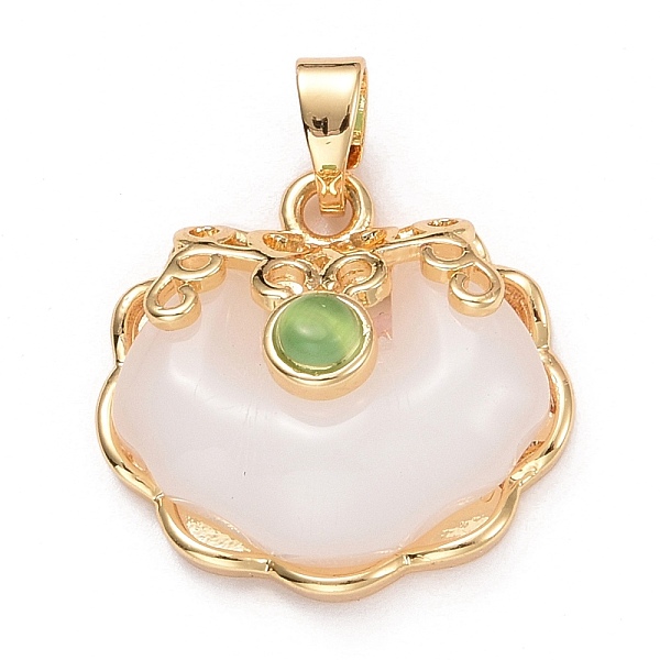 PandaHall Brass Glass Pendants, Heart, Golden, White, 17.5x19x8mm, Hole: 3x5.5mm Brass+Glass Heart White
PandaHall Brass Glass Pendants, Heart, Golden, White, 17.5x19x8mm, Hole: 3x5.5mm Brass+Glass Heart White