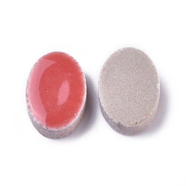 PandaHall Porcelain Cabochons, Oval, Salmon, 12.5x18x5mm, 60pcs/bag Porcelain Oval Red
PandaHall Porcelain Cabochons, Oval, Salmon, 12.5x18x5mm, 60pcs/bag Porcelain Oval Red