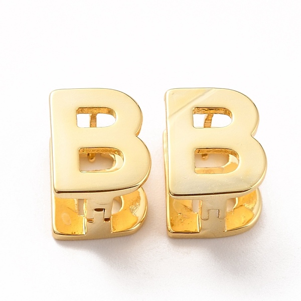 PandaHall Initial Hoop Earrings for Women, Golden Letter Brass Earrings, Letter.B, 12x9.5x9.5mm, Pin: 0.8mm Brass Letter B
PandaHall Initial Hoop Earrings for Women, Golden Letter Brass Earrings, Letter.B, 12x9.5x9.5mm, Pin: 0.8mm Brass Letter B