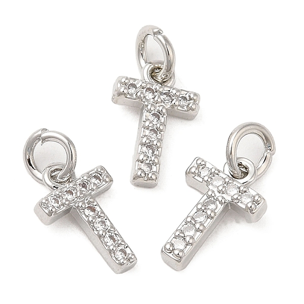 PandaHall Brass Micro Pave Grade AAA Cubic Zirconia Charms, Letter T, Cadmium Free & Nickel Free & Lead Free, Real Platinum Plated..., Clear
PandaHall Brass Micro Pave Grade AAA Cubic Zirconia Charms, Letter T, Cadmium Free & Nickel Free & Lead Free, Real Platinum Plated..., Clear
