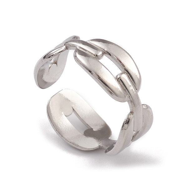 PandaHall 304 Stainless Steel Hollow Out Oval Cuff Rings for Women, Stainless Steel Color, Inner Diameter: 17mm 304 Stainless Steel
PandaHall 304 Stainless Steel Hollow Out Oval Cuff Rings for Women, Stainless Steel Color, Inner Diameter: 17mm 304 Stainless Steel