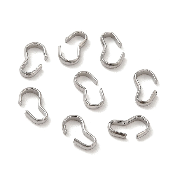 PandaHall 304 Stainless Steel Quick Link Connectors, Chain Findings, Number 3 Shaped Clasps, Stainless Steel Color, 7.7x4.5x1.5mm 304...
PandaHall 304 Stainless Steel Quick Link Connectors, Chain Findings, Number 3 Shaped Clasps, Stainless Steel Color, 7.7x4.5x1.5mm 304...