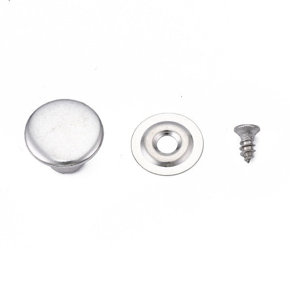 PandaHall DIY Clothing Button Accessories Set, include 6Pcs Brass Craft Solid Screw Rivet, with Stainless Steel Findings, Flat Round, and...
PandaHall DIY Clothing Button Accessories Set, include 6Pcs Brass Craft Solid Screw Rivet, with Stainless Steel Findings, Flat Round, and...