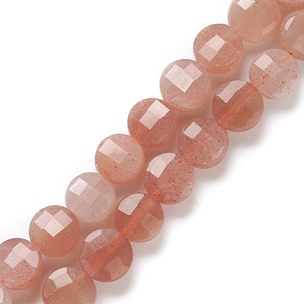 PandaHall Natural Sunstone Graduated Beads Strands, Faceted, Flat Round, 6~6.5x3.5~4mm, Hole: 0.9mm, about 57pcs/strand, 15.55''(39.5cm)...
PandaHall Natural Sunstone Graduated Beads Strands, Faceted, Flat Round, 6~6.5x3.5~4mm, Hole: 0.9mm, about 57pcs/strand, 15.55''(39.5cm)...
