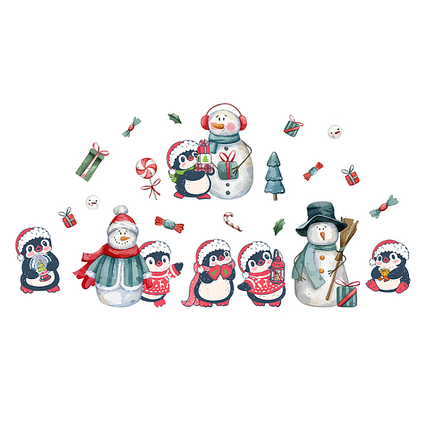 PandaHall Christmas PVC Wall Stickers, Wall Decoration, Penguin, 800x390mm, 2pcs/set PVC Penguin
PandaHall Christmas PVC Wall Stickers, Wall Decoration, Penguin, 800x390mm, 2pcs/set PVC Penguin