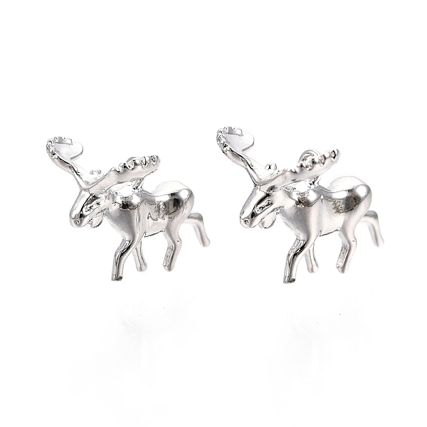 PandaHall Ion Plating(IP) Brass Charms, Nickel Free, Deer Charms, Real Platinum Plated, 13x14.5x9.5mm, Hole: 1.5mm Brass Deer
PandaHall Ion Plating(IP) Brass Charms, Nickel Free, Deer Charms, Real Platinum Plated, 13x14.5x9.5mm, Hole: 1.5mm Brass Deer