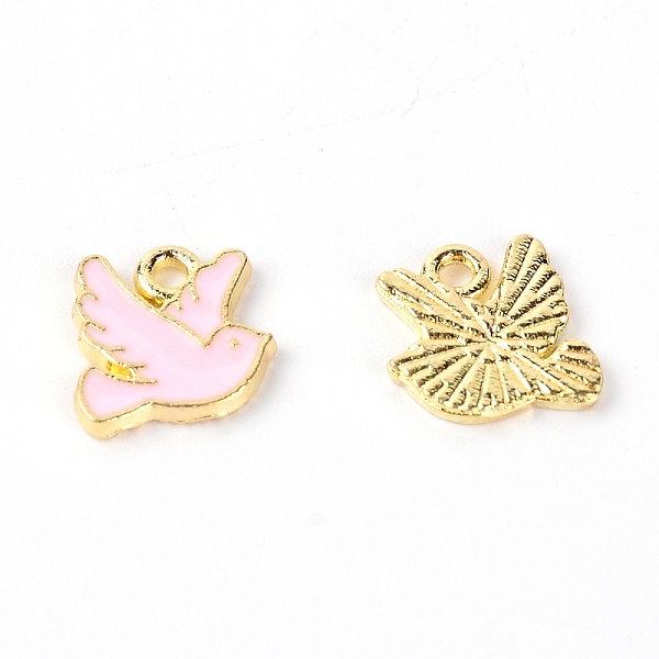 PandaHall Zinc Alloy Enamel Charms, Pigeon, Light Gold, Pink, 10.5x10.5x1.5mm, Hole: 1.5mm Alloy+Enamel Others Pink
PandaHall Zinc Alloy Enamel Charms, Pigeon, Light Gold, Pink, 10.5x10.5x1.5mm, Hole: 1.5mm Alloy+Enamel Others Pink