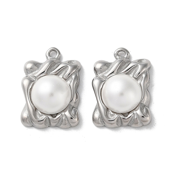PandaHall 304 Stainless Steel Pendants, with ABS Plastic Pearl, Rectangle Charm, Stainless Steel Color, 19x13.5x6.5mm, Hole: 1.4mm Plastic...
PandaHall 304 Stainless Steel Pendants, with ABS Plastic Pearl, Rectangle Charm, Stainless Steel Color, 19x13.5x6.5mm, Hole: 1.4mm Plastic...