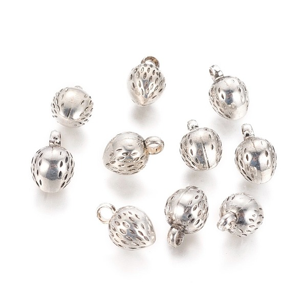 PandaHall CCB Plastic Fruit Pendants, Strawberry Charms, Antique Silver, 15x10x9.5mm, Hole: 3mm Plastic Fruit
PandaHall CCB Plastic Fruit Pendants, Strawberry Charms, Antique Silver, 15x10x9.5mm, Hole: 3mm Plastic Fruit