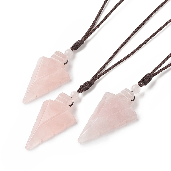 PandaHall Natural Rose Quartz Arrow Pendant Necklace, Gemstone Jewelry for Women, 36.22 inch(92cm) Rose Quartz
PandaHall Natural Rose Quartz Arrow Pendant Necklace, Gemstone Jewelry for Women, 36.22 inch(92cm) Rose Quartz