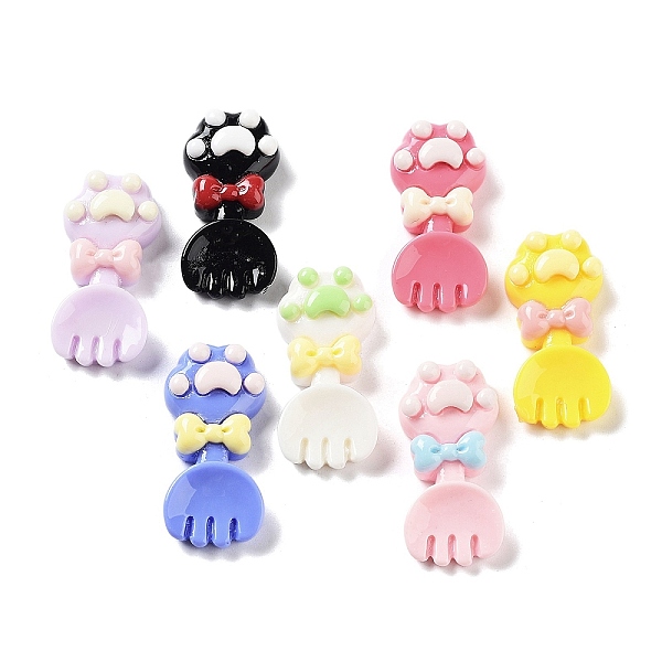 PandaHall Opaque Resin Cabochons, Cat Claw Fork, Mixed Color, 26x12x6mm Resin Tableware Multicolor
PandaHall Opaque Resin Cabochons, Cat Claw Fork, Mixed Color, 26x12x6mm Resin Tableware Multicolor
