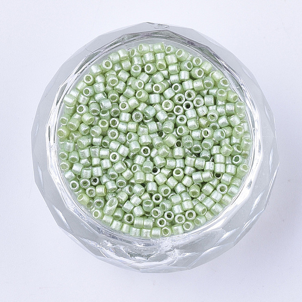 PandaHall Pearlized Cylinder Seed Beads, Uniform Size, Dark Sea Green, 1.5~2x1~2mm, Hole: 0.8mm, about 4000pcs/bag, about 50g/bag Glass...
PandaHall Pearlized Cylinder Seed Beads, Uniform Size, Dark Sea Green, 1.5~2x1~2mm, Hole: 0.8mm, about 4000pcs/bag, about 50g/bag Glass...