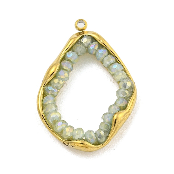 PandaHall Faceted Natural Quartz Dyed Pendants, Irregular Oval Charms with Golden Plated 304 Stainless Steel Edge, Pale Green, 27x19x5mm...
PandaHall Faceted Natural Quartz Dyed Pendants, Irregular Oval Charms with Golden Plated 304 Stainless Steel Edge, Pale Green, 27x19x5mm...