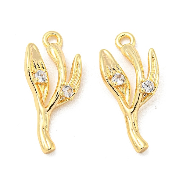 PandaHall Brass Micro Pave Clear Cubic Zirconia Pendant, Leaf Charms, Real 18K Gold Plated, 21x9x2mm, Hole: 1.5mm Brass+Cubic Zirconia Leaf...
PandaHall Brass Micro Pave Clear Cubic Zirconia Pendant, Leaf Charms, Real 18K Gold Plated, 21x9x2mm, Hole: 1.5mm Brass+Cubic Zirconia Leaf...