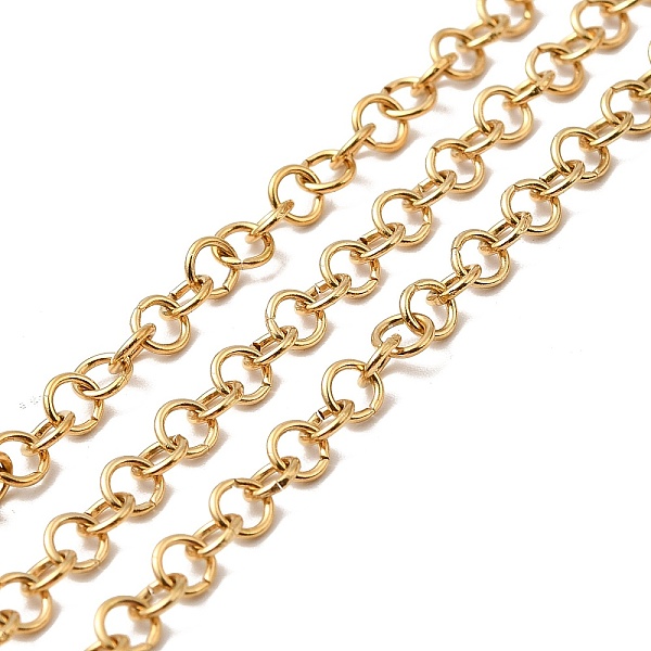 PandaHall Ion Plating(IP) 304 Stainless Steel Rolo Chains, Belcher Chain, Unwelded, Golden, 3.5x0.6mm 304 Stainless Steel
PandaHall Ion Plating(IP) 304 Stainless Steel Rolo Chains, Belcher Chain, Unwelded, Golden, 3.5x0.6mm 304 Stainless Steel