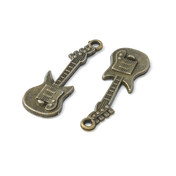 PandaHall Tibetan Style Alloy Pendant, Guitar, Lead Free and Cadmium Free, Antique Bronze, 31x11x2mm, Hole: 2mm Alloy Musical Instruments
PandaHall Tibetan Style Alloy Pendant, Guitar, Lead Free and Cadmium Free, Antique Bronze, 31x11x2mm, Hole: 2mm Alloy Musical Instruments