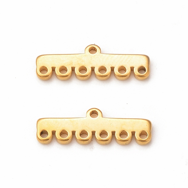 PandaHall 304 Stainless Steel Chandelier Component Links, 7-Loop Connector, Rectangle, Golden, 5x16.5x1.5mm, Hole: 1mm 304 Stainless Steel...
PandaHall 304 Stainless Steel Chandelier Component Links, 7-Loop Connector, Rectangle, Golden, 5x16.5x1.5mm, Hole: 1mm 304 Stainless Steel...