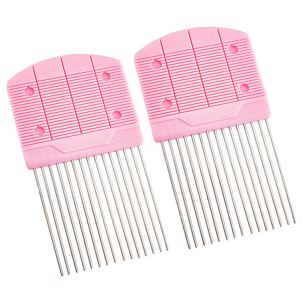PandaHall HOBBIESAY Paper Quilling Combs, Paper Craft Tool, Hot Pink, 140x80x7mm, 2pcs/box Plastic
PandaHall HOBBIESAY Paper Quilling Combs, Paper Craft Tool, Hot Pink, 140x80x7mm, 2pcs/box Plastic