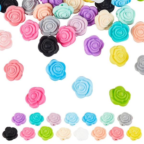 PandaHall DICOSMETIC 60Pcs Silicone Beads Set 15 Colors Flower Rubber Beads Rose Beads Bracelet Beads for DIY Necklaces Jewellry Making..., Multicolor
PandaHall DICOSMETIC 60Pcs Silicone Beads Set 15 Colors Flower Rubber Beads Rose Beads Bracelet Beads for DIY Necklaces Jewellry Making..., Multicolor