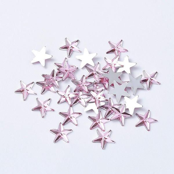 PandaHall Acrylic Rhinestone Flat Back Cabochons, Back Plated, Faceted, Star, Pink, 10x1.5mm Acrylic Rhinestone Star Pink
PandaHall Acrylic Rhinestone Flat Back Cabochons, Back Plated, Faceted, Star, Pink, 10x1.5mm Acrylic Rhinestone Star Pink