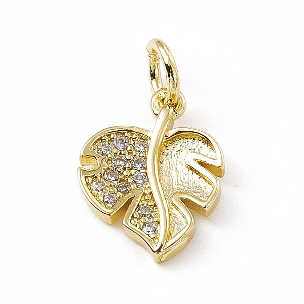 PandaHall Brass Micro Pave Clear Cubic Zirconia Leaf Charms, with Open Jump Rings, Real 18K Gold Plated, 13x10x2mm, Ring: 5x0.8mm, Hole: 3mm...
PandaHall Brass Micro Pave Clear Cubic Zirconia Leaf Charms, with Open Jump Rings, Real 18K Gold Plated, 13x10x2mm, Ring: 5x0.8mm, Hole: 3mm...