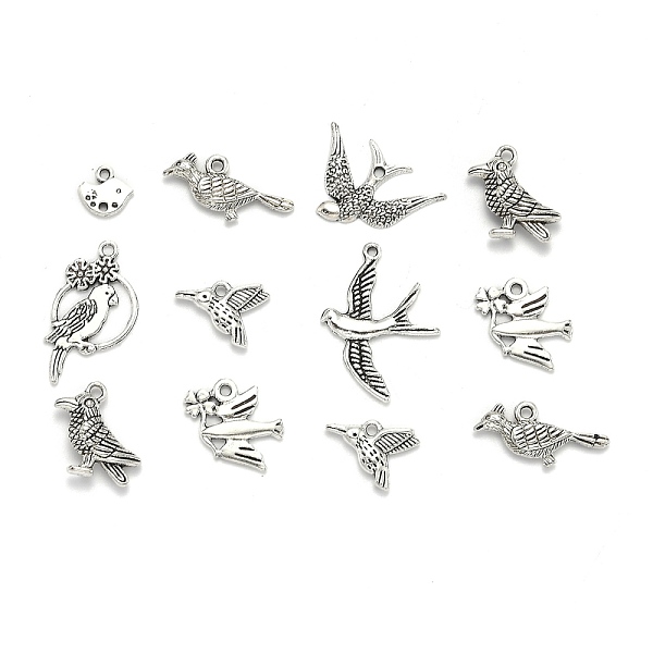 PandaHall Tibetan Style Alloy Pendants, Bird, Antique Silver, 17~62.5x8~48.5x1~8mm, Hole: 2~4mm Alloy Bird
PandaHall Tibetan Style Alloy Pendants, Bird, Antique Silver, 17~62.5x8~48.5x1~8mm, Hole: 2~4mm Alloy Bird