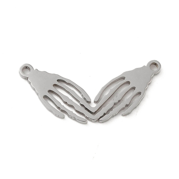 PandaHall 5Pcs 201 Stainless Steel Pendants, Laser Cut, Halloween Gothic Skeleton Hand Charm, Stainless Steel Color, 10x22.5x1mm, Hole...
PandaHall 5Pcs 201 Stainless Steel Pendants, Laser Cut, Halloween Gothic Skeleton Hand Charm, Stainless Steel Color, 10x22.5x1mm, Hole...