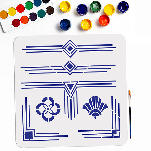 PandaHall MAYJOYDIY US 1Pc PET Hollow Out Drawing Painting Stencils, with 1Pc Art Paint Brushes, for DIY Scrapbook, Photo Album, Flower...
PandaHall MAYJOYDIY US 1Pc PET Hollow Out Drawing Painting Stencils, with 1Pc Art Paint Brushes, for DIY Scrapbook, Photo Album, Flower...
