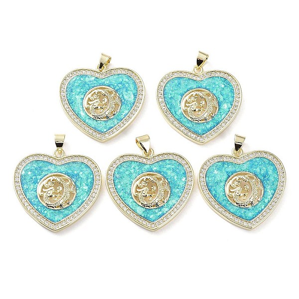 PandaHall Rack Plating Brass Micro Pave Cubic Zirconia Pendants, with Synthetic Opal, Cadmium Free & Lead Free, Long-Lasting Plated, Real..., Clear
PandaHall Rack Plating Brass Micro Pave Cubic Zirconia Pendants, with Synthetic Opal, Cadmium Free & Lead Free, Long-Lasting Plated, Real..., Clear