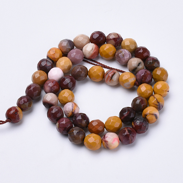 PandaHall Natural Mookaite Beads Strands, Faceted, Round, 10mm, Hole: 1.2mm, about 37pcs/strand, 15.3 inch Mookaite Round
PandaHall Natural Mookaite Beads Strands, Faceted, Round, 10mm, Hole: 1.2mm, about 37pcs/strand, 15.3 inch Mookaite Round