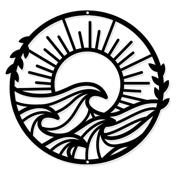 PandaHall Iron Wall Art Decorations, for Front Porch, Living Room, Kitchen, Matte Style, Sun, 283x300x1mm, Hole: 5mm Iron Sun
PandaHall Iron Wall Art Decorations, for Front Porch, Living Room, Kitchen, Matte Style, Sun, 283x300x1mm, Hole: 5mm Iron Sun
