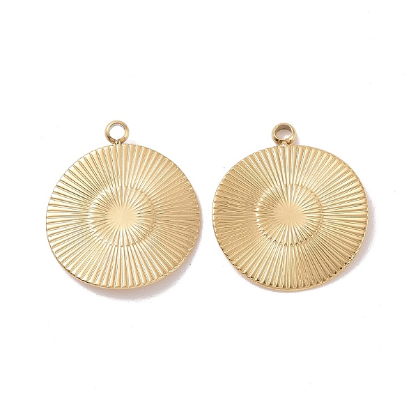 PandaHall 304 Stainless Steel Pendants, Flat Round, Real 18K Gold Plated, 17.5x15x1mm, Hole: 1.5mm 304 Stainless Steel Flat Round
PandaHall 304 Stainless Steel Pendants, Flat Round, Real 18K Gold Plated, 17.5x15x1mm, Hole: 1.5mm 304 Stainless Steel Flat Round